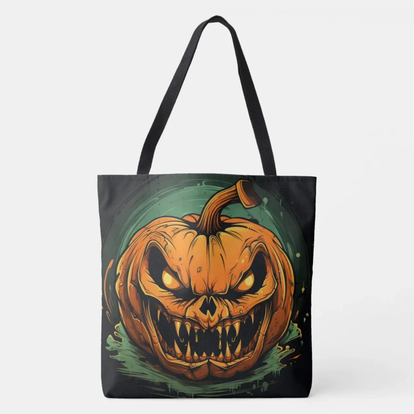 Tote Bag Pumpkin Pandemonium